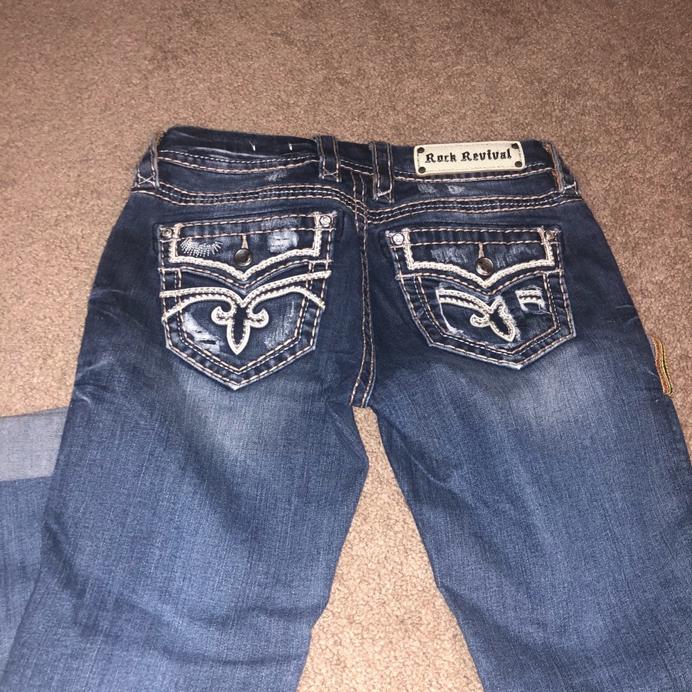 Rock Revival Crop Denim jeans